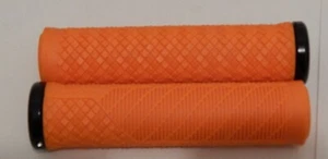 ATV/JetSki/Snow Handlebar Grips Lizard Skins Blaze Orange Single Clamp lock New - Imagen 1 de 1