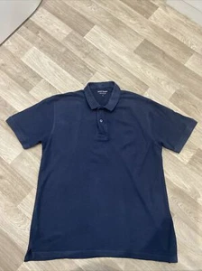 Poloshirt Herren dunkelblau Samuel Windsor 100% Baumwolle Größe L - Bild 1 von 5