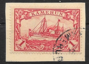 KAMERUN SGK16 1900 1m KARMIN GEBRAUCHT AM STÜCK - Bild 1 von 1