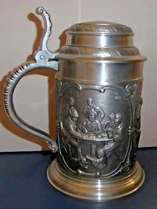 Zinn SKS Peltro Birra Stein Scene Pub 95% Germania Ovest - Foto 1 di 8