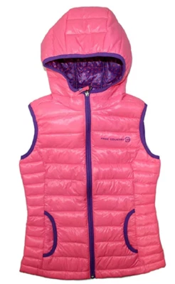 Free Country Girl's Youth Hooded Power Down Vest - Size: XS (5/6) - Image 1 of 4
