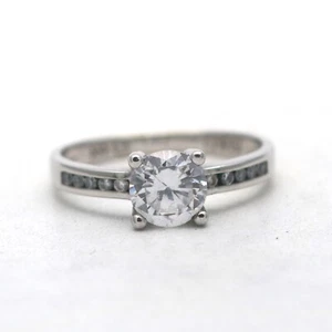 Christ Ring 333 Gold 8 Karat Weißgold Damen Größe 58 Wert 310,- - Bild 1 von 8
