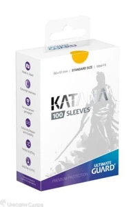 Ultimate Guard - Katana Standard Size Sleeves - Yellow (100pk) :: Digimon/Pokemo