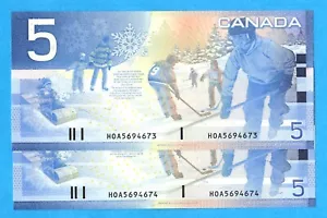 2002, HOA.. Prefix, Jenkins - Dodge BC-62b Sequential, $5, CH UNC, Printed 2004 - Picture 1 of 4