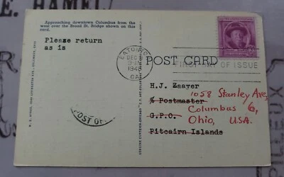 Scott # 980 Joel Harris First Day Of Issue Foreign Destination - Image 1 of 2