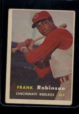 1957 Topps #35 Frank Robinson RC Reds Creasing FR LOOK! SV
