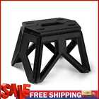 Outdoor Portable Folding Stool Camping Stools For Adults Children (Black)