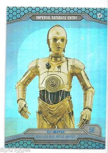 2014 Topps Star Wars Perspectives Refractor Parallel 5E - Picture 1 of 1