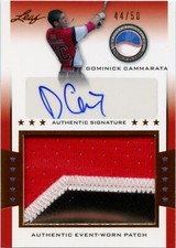2013 Leaf Power Showcase Jersey Patch Autograph Dominick Cammarata /50 UNC