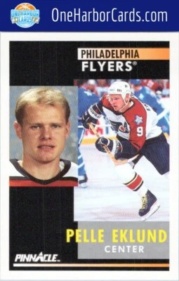 1991-92 Pinnacle Philadelphia Flyers #134 Pelle Eklund - Image 1 of 2