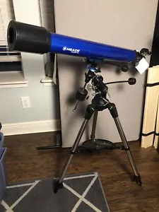 Meade Polaris 90 EQ Refractor Telescope - 90mm Aperture, EQ Mount, Accessories - Picture 1 of 19