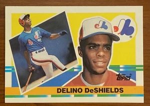 1990 Topps Big Baseball DELINO DESHIELDS RC #231 Expos - Bild 1 von 2