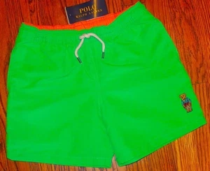 POLO RALPH LAUREN AUTHENTIC BOYS BRAND NEW ORIGINAL SWIM TRUNK SHORTS Sz 7, NWT - Picture 1 of 6