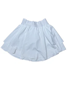 Lululemon Skirt Womens 0 White Athletic Tennis Running Skort Lined Shorts Logo - Picture 1 of 7