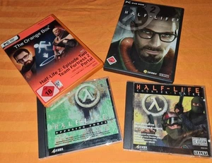 4x PC Spiele Games Half Life Sammlung Fsk-18 Sehr Gut Oppesing Force Deutsch Key - Picture 1 of 6