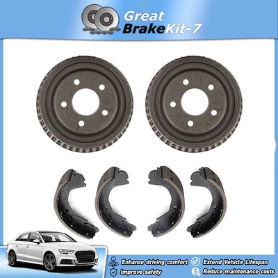 Tambores de freno traseros originales zapatas de freno para Chevrolet Malibu 1997 1998 1999 2,4 L Foto 1 de 4