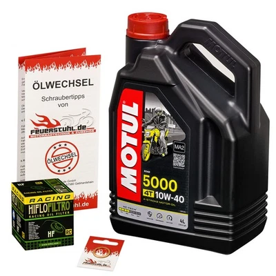 Triumph Street Triple 675 /R /RX, D67LD L67LR; Motul 10w40 Öl + Racing Ölfilter - Bild 1 von 3