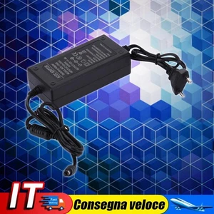 Convertitore doppio cavo adattatore di alimentazione CA-CC 12V 4A universale 5,5 - Foto 1 di 5