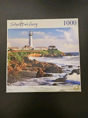 Shutterbug 1000 Piece Jigsaw Puzzle Coastal Lighthouse Maine Brand New Sealed - Image 1 of 4