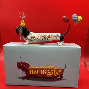 Westland Hot Diggity Hund Woopie Weiner Dackel Geburtstag Ballons Figur 2005 - Bild 1 von 17