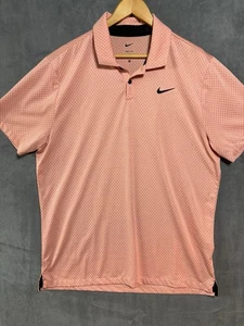 Nike Dri-Fit ADV Tour strukturiertes Polo Golf Shirt Herren Gr. Large lachsfarben - Bild 1 von 10