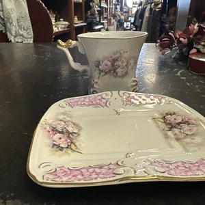 Betty Platner Porzellan Treasures Tasse mit rechteckiger Untertasse - Bild 1 von 10