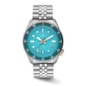 Lorenz Shark 5 – Orologio Uomo Automatico Acciaio Azzurro 200 m (30255EE) - Imagen 1 de 5