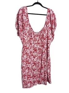 NWT Madewell Margie Floral Mini Dress Linen Blend Size 20W - Picture 1 of 6