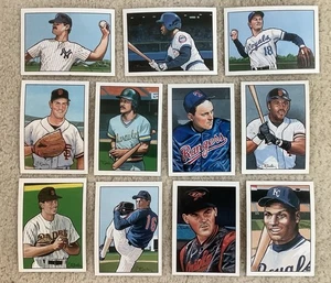 TOPPS 1990 COMPLETE SET 11 CARDS OF BOWMAN BASEBALL CARD SWEEPSTAKES - Picture 1 of 2