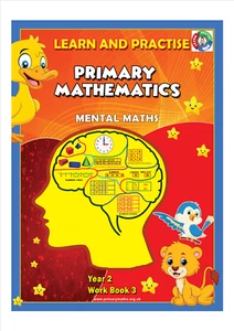 YEAR 2 - WORK BOOK 1&3, KEY STAGE 1,  PRIMARY MATHEMATICS, MENTAL MATHS - Picture 1 of 2