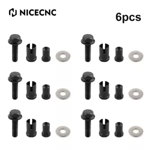 6x Steel Bumper Rock Slider Bolts Mounting Kit For Polaris RZR XP 1000 XP 4 900 - Picture 1 of 7