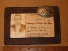 1939 Baltimore Maryland Authorized Chauffeur Taxi Patrol ID Badge & Card Police 