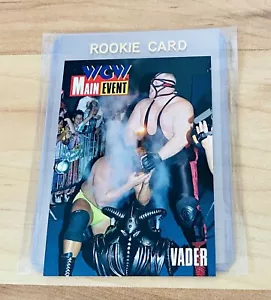 Tarjeta icónica rara de la WWE Vader Rookie 1995 WCW Main Event #28 - COMO NUEVA - Imagen 1 de 2