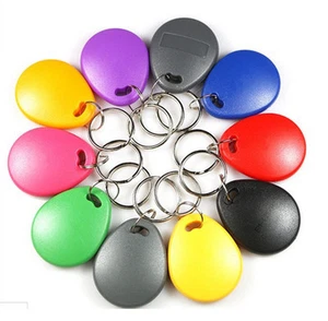 100 Stück 125kHz Schlüsselanhänger Proximity Fob funktioniert mit Prox Key 1346 26-Bit H10301 - Bild 1 von 5