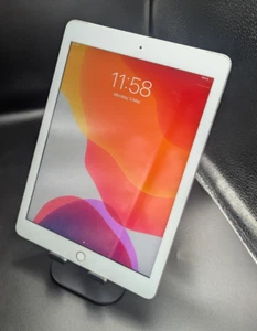 Apple iPad 5th Gen- 128GB- Cellular (Silver) UNLOCKED - EXCELLENT CONDITION - Picture 1 of 8
