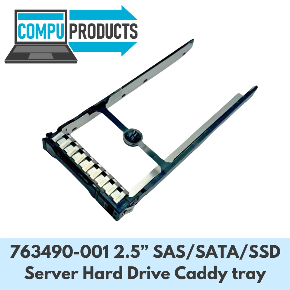 HP 763490-001 2.5” SAS/SATA/SSD Server Hard Drive Caddy tray HPE storeserv - Image 1 of 4