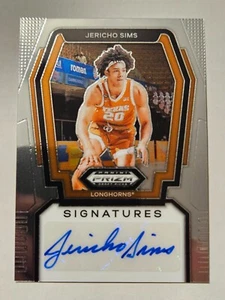 Jericho Sims - 2024-25 Panini Prizm Draft Signatures Autograph Card - Picture 1 of 2