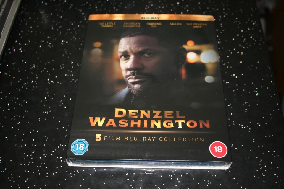 Denzel Washington 5 Film Collection  (Blu-ray,2022) New. Cert 18. + Slip Cover. - Image 1 of 2