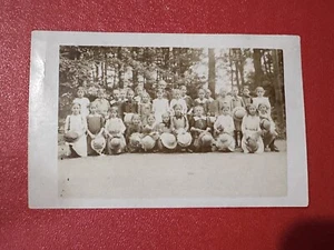 GERMANY DEUTSCHE REICH WW1 1916 POSTCARD RATINGEN POSTMARK - Picture 1 of 3