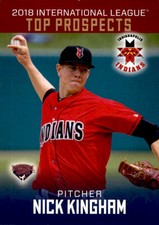 2018 International League Top Prospects Choice #12 Nick Kingham Houston Texas TX