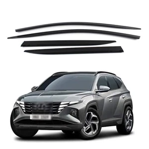 Smoke Black Side Window Visors Wind Deflector for 2025 Hyundai Tucson & Hybrid - Picture 1 of 9