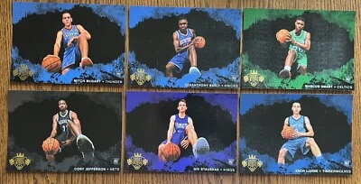 6 Court Kings RC Rookies 2014-15 5x7 Box Toppers LaVine Smart Early Jefferson Foto 1 de 2
