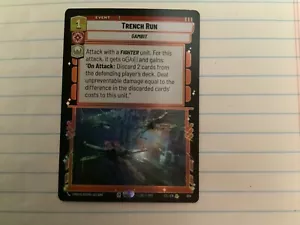Star Wars Unlimited TCG Trench Run Foil Rare - Picture 1 of 1