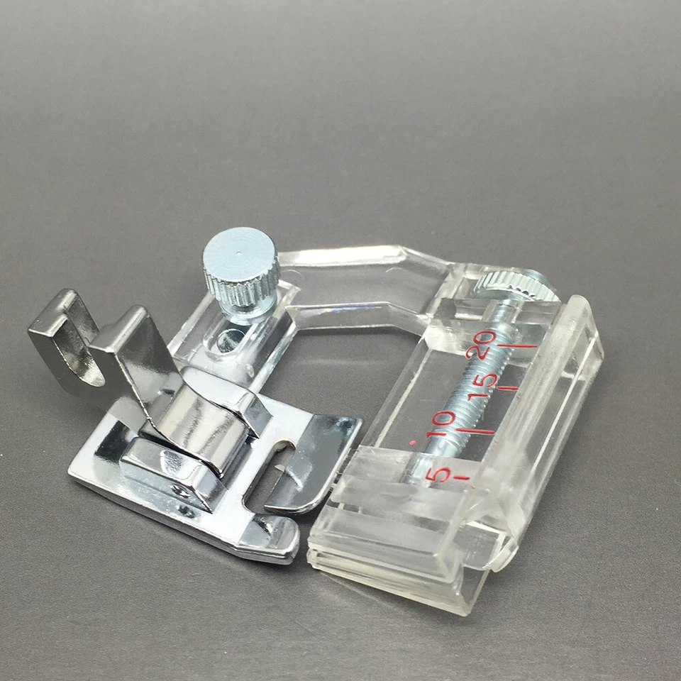 ADJUSTABLE Bias Binding Presser Foot - Screw-On Low Shank Sewing Machine UK - Image 1 of 1