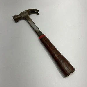 Buck Bros Claw Hammer with Leather Ring Handle Vintage Solid - Picture 1 of 6