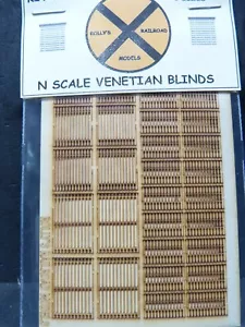 Kit de persianas venecianas Rollys Railroad Models Escala N Kit de madera cortada por láser # 1301 - Imagen 1 de 1