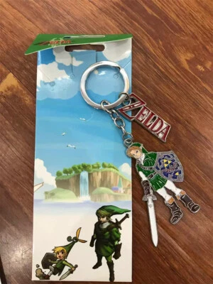 Legend of Zelda LINK Мультфильм Металлическая Анимация Брелок Аксессуары Брелок - Изображение 1 из 4