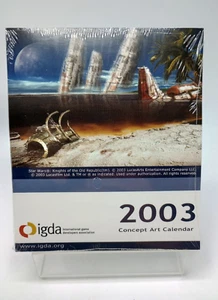 RARE IGDA 2003 Concept Art Calendar - NEW SEALED - Picture 1 of 3