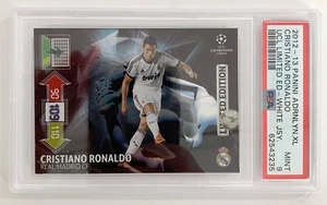PANINI ADRENALYN XL UEFA CHAMPIONS LEAGUE LIMITED EDITION Ronaldo PSA 9 LOW POP - Picture 1 of 3