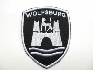 + Parche / parche / pegatina escudo de Wolfsburgo negro - Imagen 1 de 1